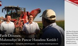  Fatih Dönmez, Mahmudiye'de Pancar Hasadına Katılı !