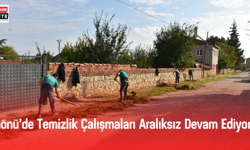 İnönü’de Temizlik Çalışmaları Aralıksız Devam Ediyor