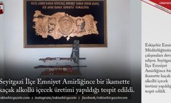 Seyitgazi İlçe Emniyet Amirliğince bir ikamette kaçak alkollü içecek üretimi yapıldığı tespit edildi. 