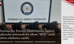 Tepebaşı İlçe Emniyet Müdürlüğünce yapılan çalışmalar neticesinde bir adreste *M.D.* isimli şahsın yakalaması yapıldı.