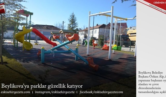 Beylikova’ya parklar güzellik katıyor