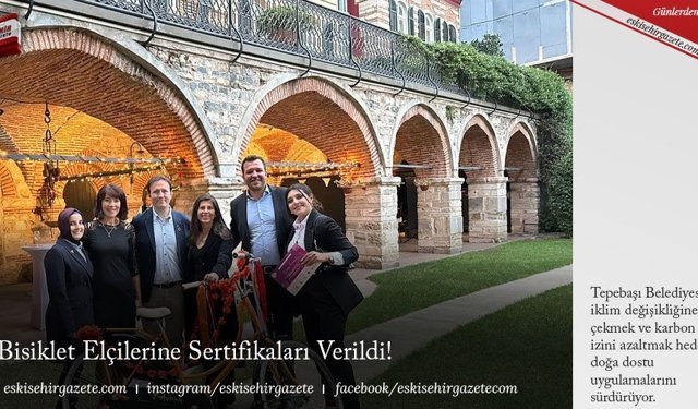 Bisiklet Elçilerine Sertifikaları Verildi! 