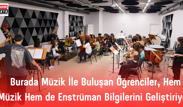Burada Müzik İle Buluşan Öğrenciler, Hem Müzik Hem de Enstrüman Bilgilerini Geliştiriyor.