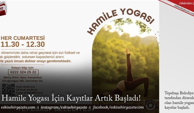 Hamile Yogası İçin Kayıtlar Artık Başladı! 