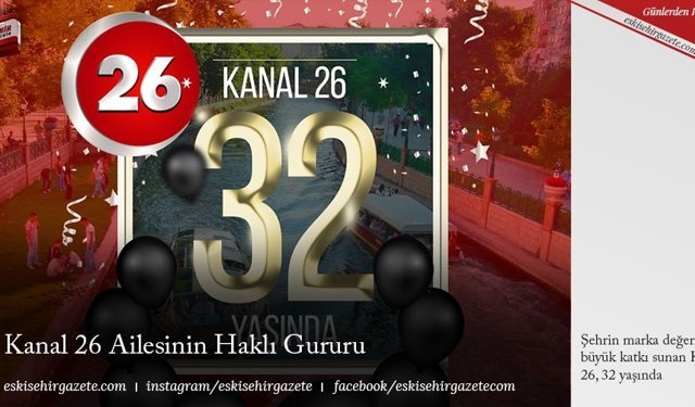 Kanal 26 Ailesinin Haklı Gururu