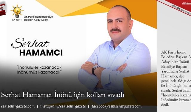 Serhat Hamamcı İnönü için kolları sıvadı