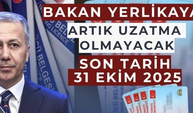 Sürücü Belgelerini yenilemek için son kez tarih uzatıldı 