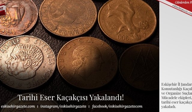 Tarihi Eser Kaçakçısı Yakalandı!