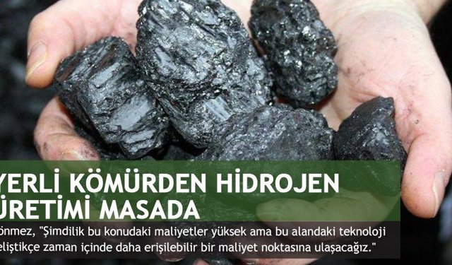 Yerli kömürden hidrojen üretimi masada