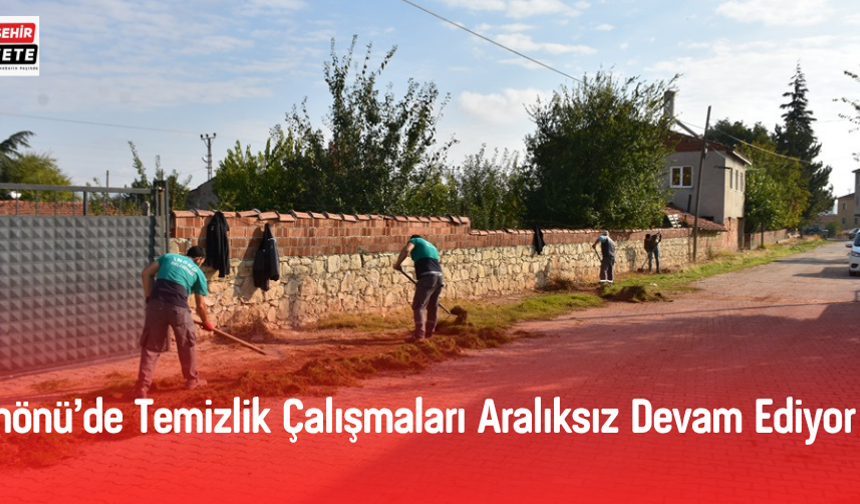 İnönü’de Temizlik Çalışmaları Aralıksız Devam Ediyor