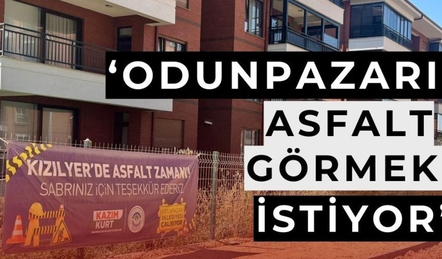 'Odunpazarı afiş değil, asfalt görmek istiyor'
