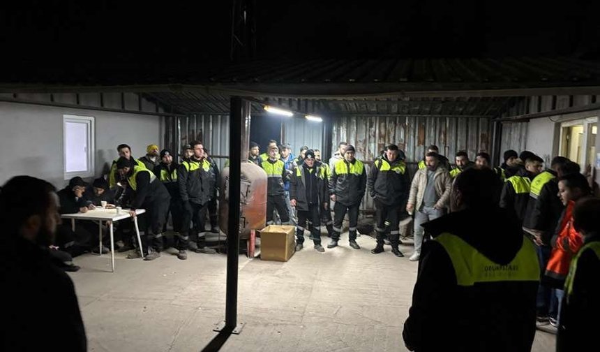 Odunpazarı'nda  gece mesaisine isg desteği